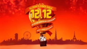 12.12 KLOOK Travel Sale Alert – Get travel deals and discounts during Klook’s one-day only sale!