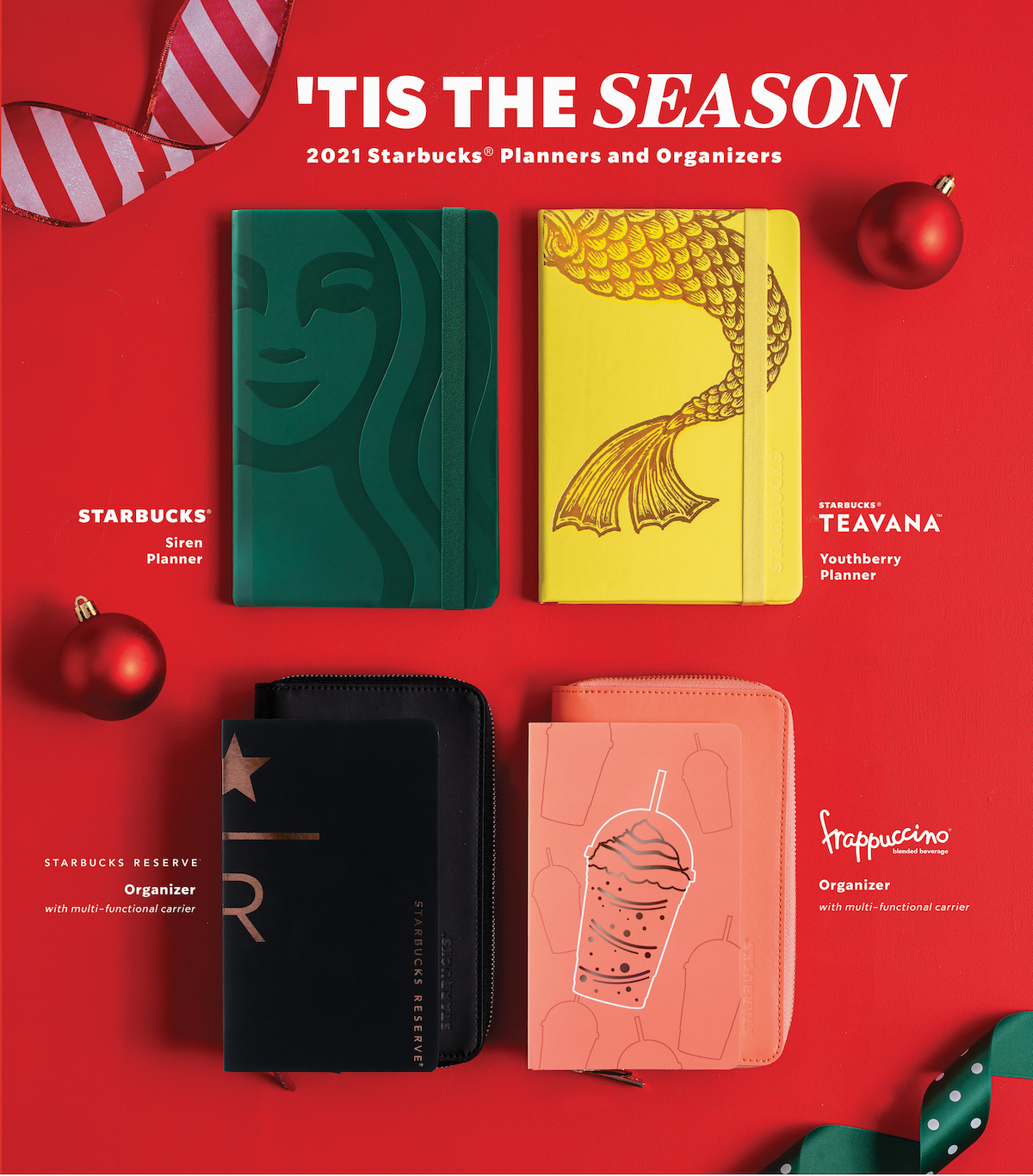 LOOK: The New Starbucks 2021 Planners And Travel Organizers Are Here